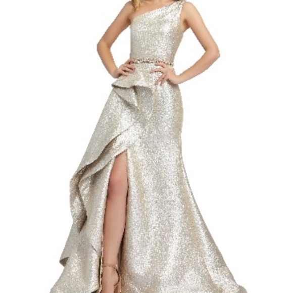MacDuggal Metallic Gown